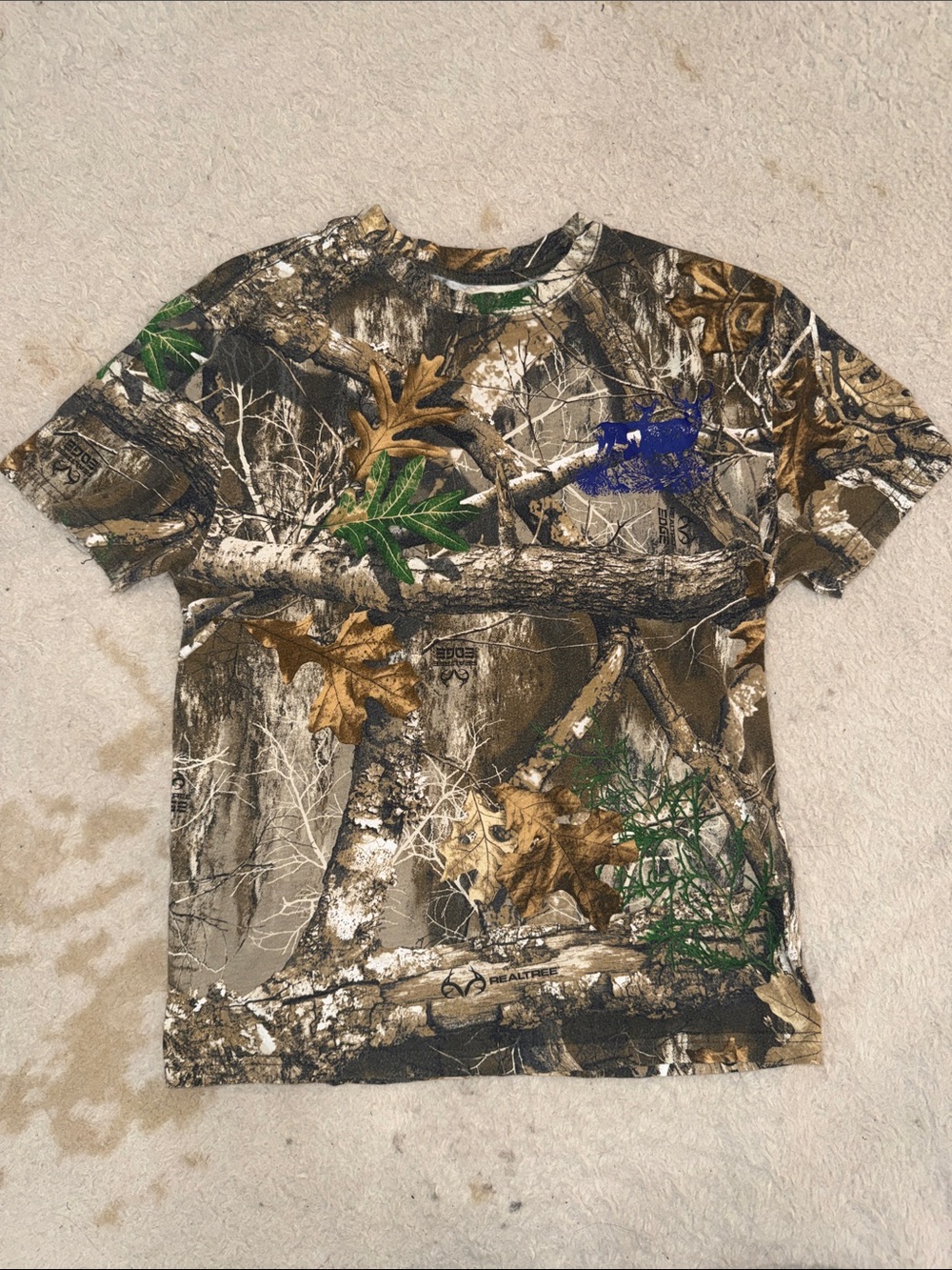 Men's Realtree Camo Short Sleeve T-Shirt - Brown/Green